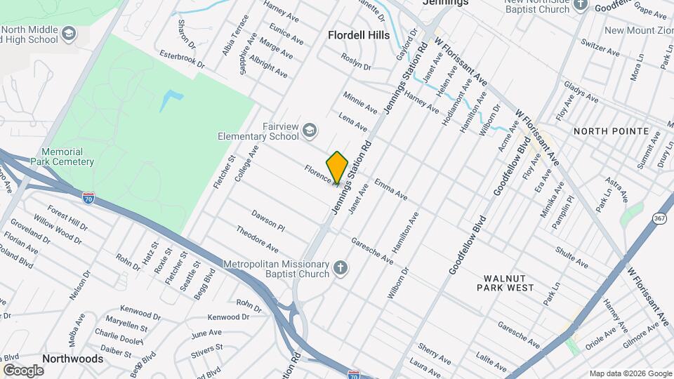 7000 Florence Pl Map and Location Details