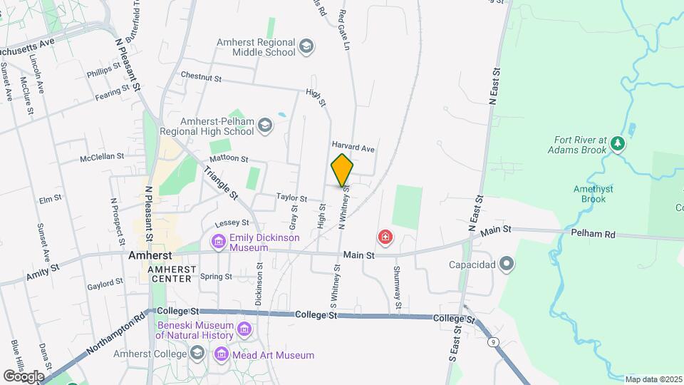 74 N Whitney St Map and Location Details