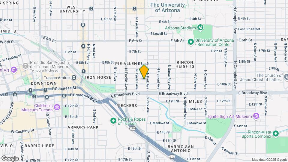 University Vista Student Apartments Map and Location Details