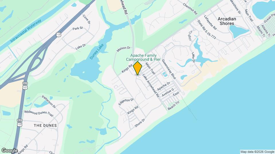 Arcadian Dunes Map and Location Details