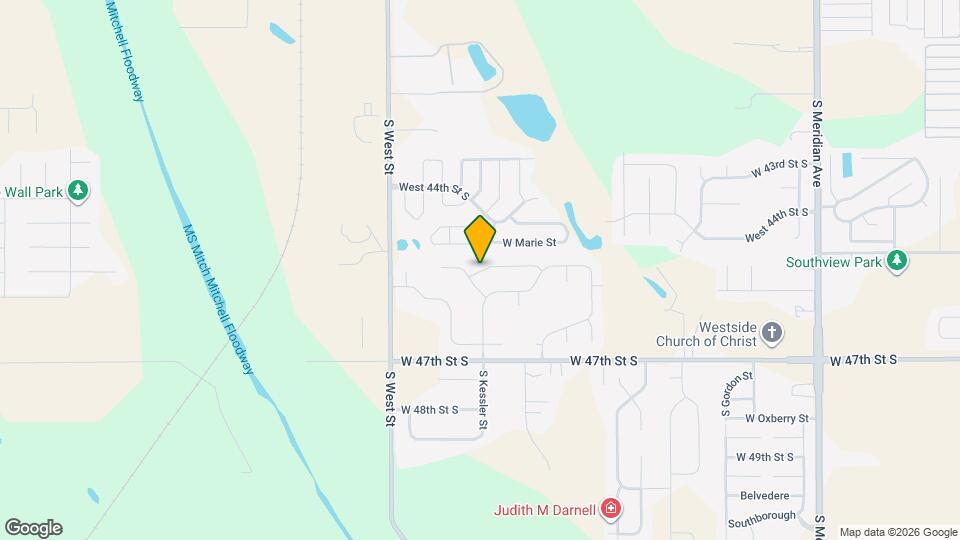 3520 W 45th St S Map and Location Details