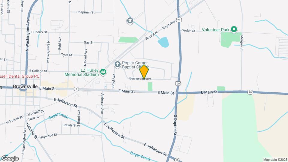 1096 Berrywood Ave Map and Location Details