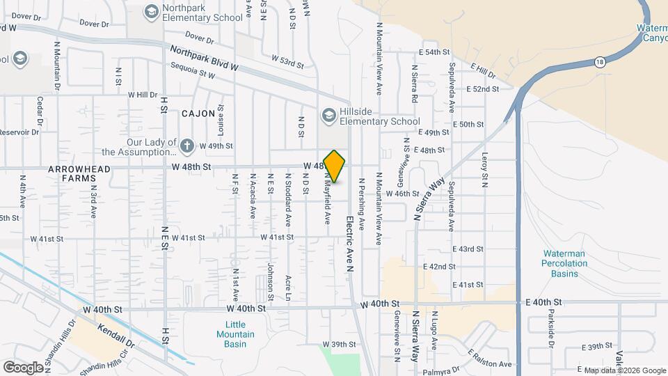 4667 N Mayfield Ave Mapa y Detalles de la Ubicación