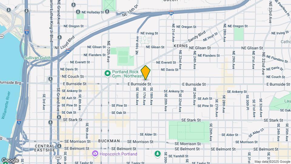 1705 E Burnside St Map and Location Details