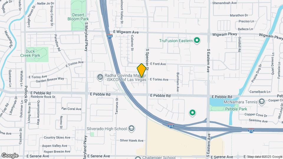 1755 Little Crow Ave Map and Location Details