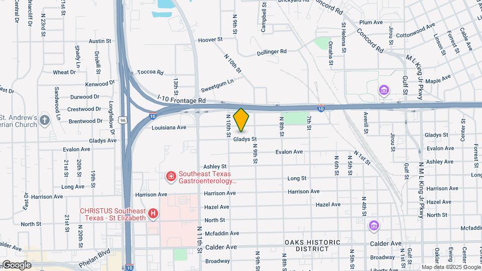 2554 Gladys St Map and Location Details