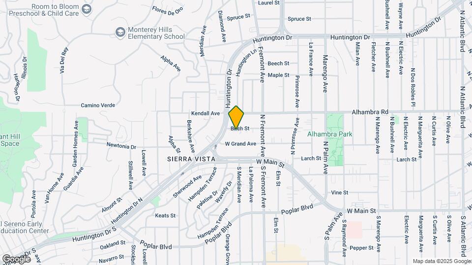 2804 Birch St Map and Location Details