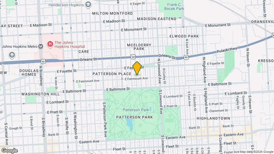 2612 E Fairmount Ave Map and Location Details