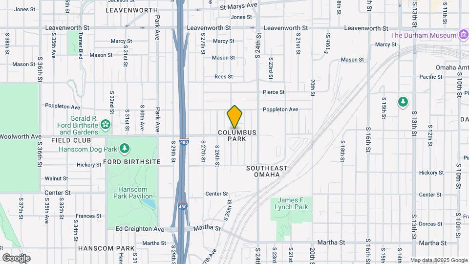 2518 Woolworth Ave Map and Location Details