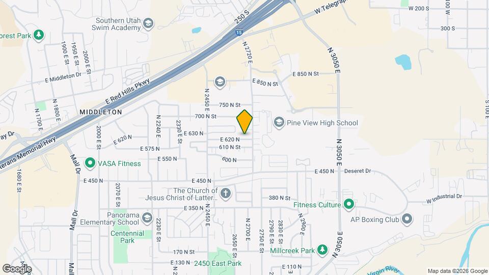 2655 E 620 N Map and Location Details