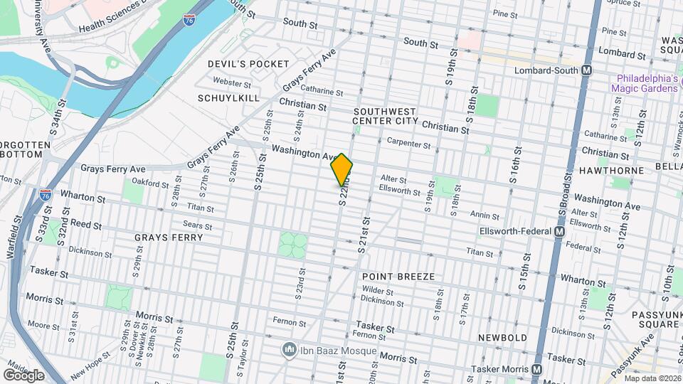 1144 S 22nd St, Unit 3 Mapa y Detalles de la Ubicación