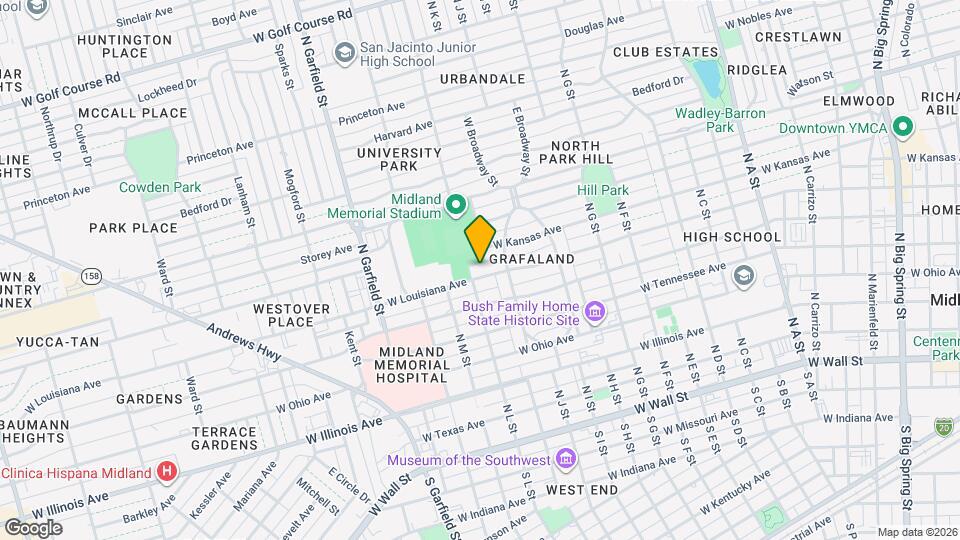 1806 W Louisiana Ave Map and Location Details