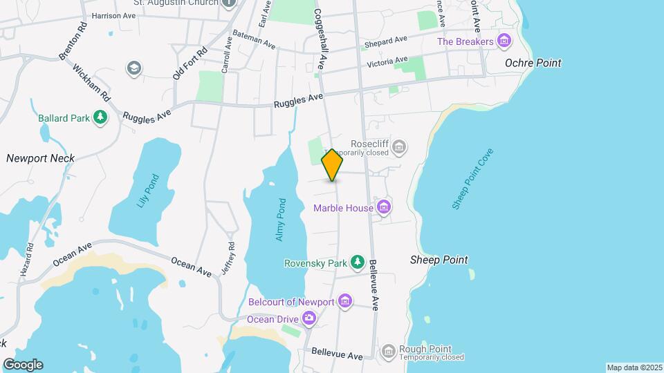 139 Coggeshall Ave Map and Location Details