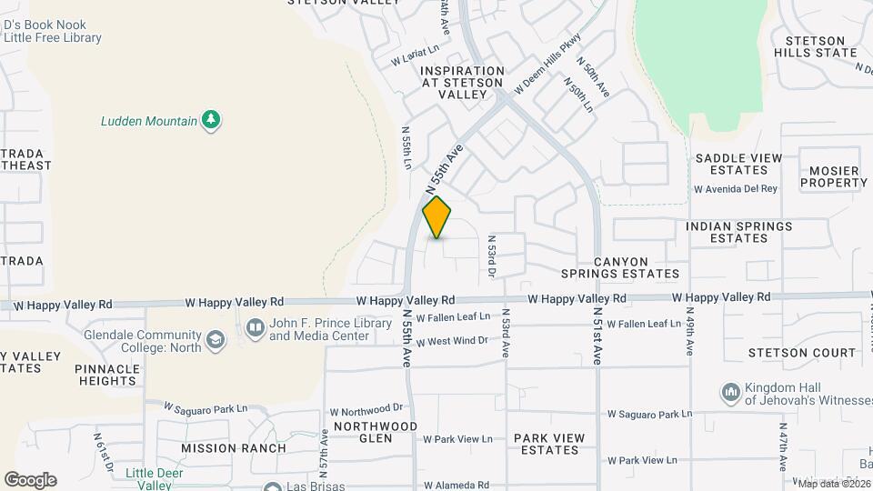 25214 N 54th Dr Map and Location Details