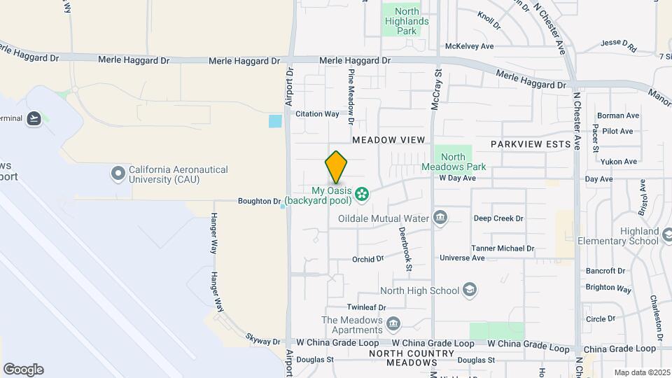 West Day Park Meadows Mapa y Detalles de la Ubicación