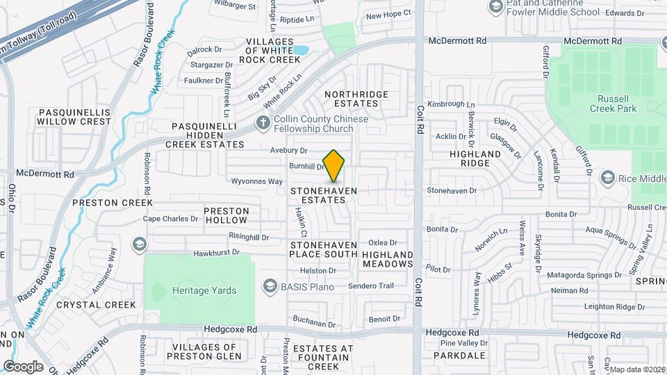 8504 Brooksby Dr Map and Location Details