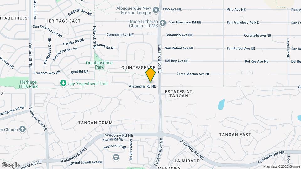 7100 Alexandria Dr NE Mapa y Detalles de la Ubicación
