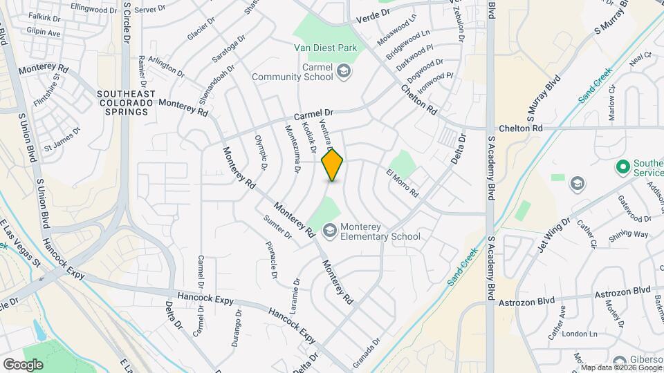 2023 Ventura Dr Map and Location Details