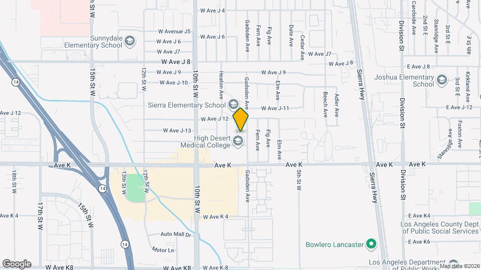43720 Hardwood Ave Map and Location Details