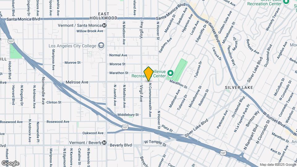 655 N Commonwealth Ave Map and Location Details