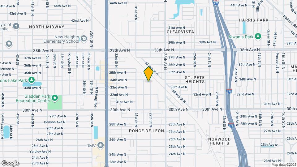 3314 29th St N Map and Location Details