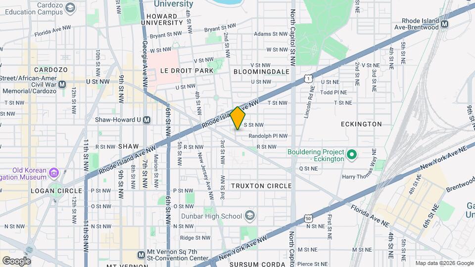 161 Randolph Pl NW Map and Location Details