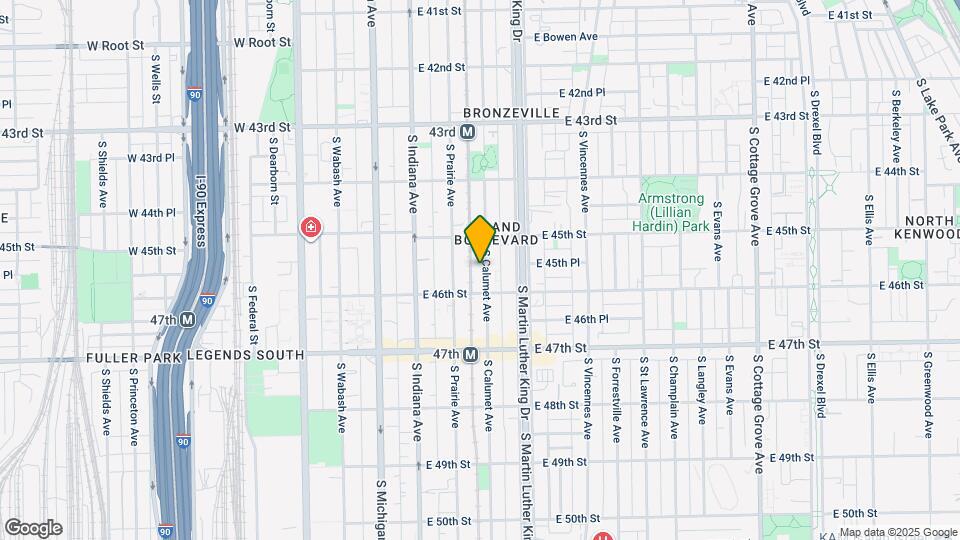 4530 S Calumet Ave Map and Location Details