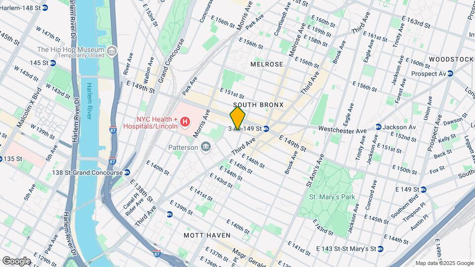 344 E 148th St Map and Location Details