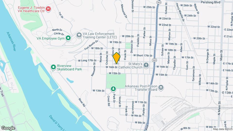 1709 W 16th St Map and Location Details