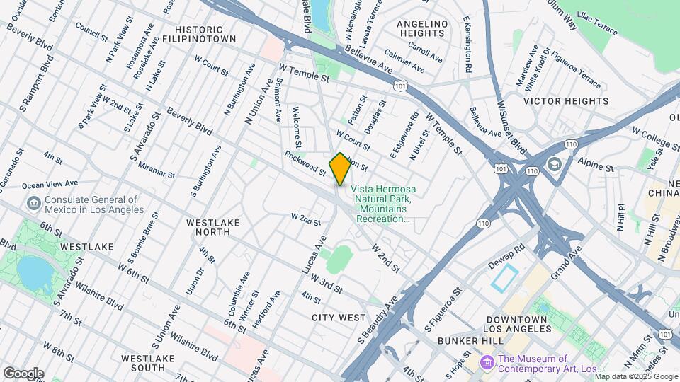 114 Glendale Blvd Map and Location Details