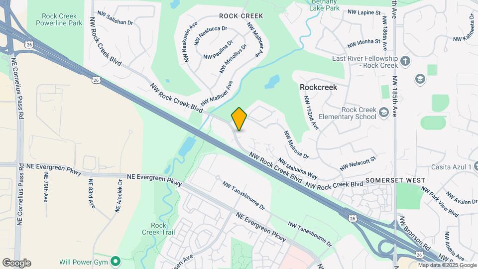 19871 NW Rock Creek Blvd Map and Location Details