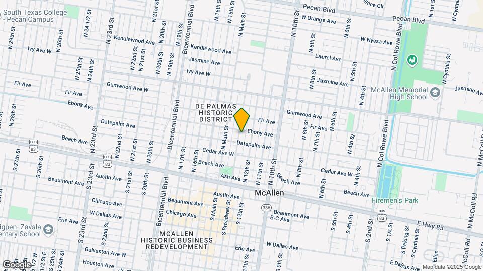 414 N Broadway St Mapa y Detalles de la Ubicación