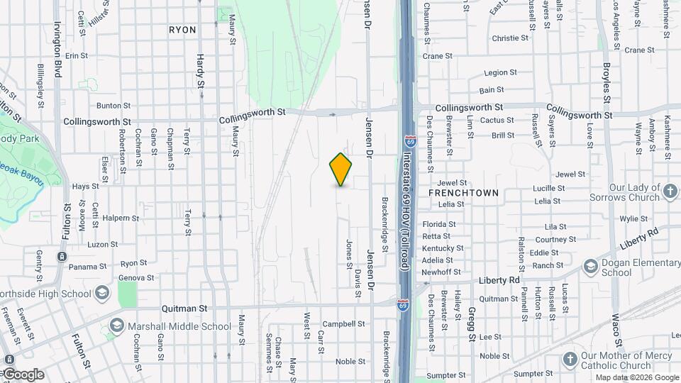 2906 Stevens St Map and Location Details