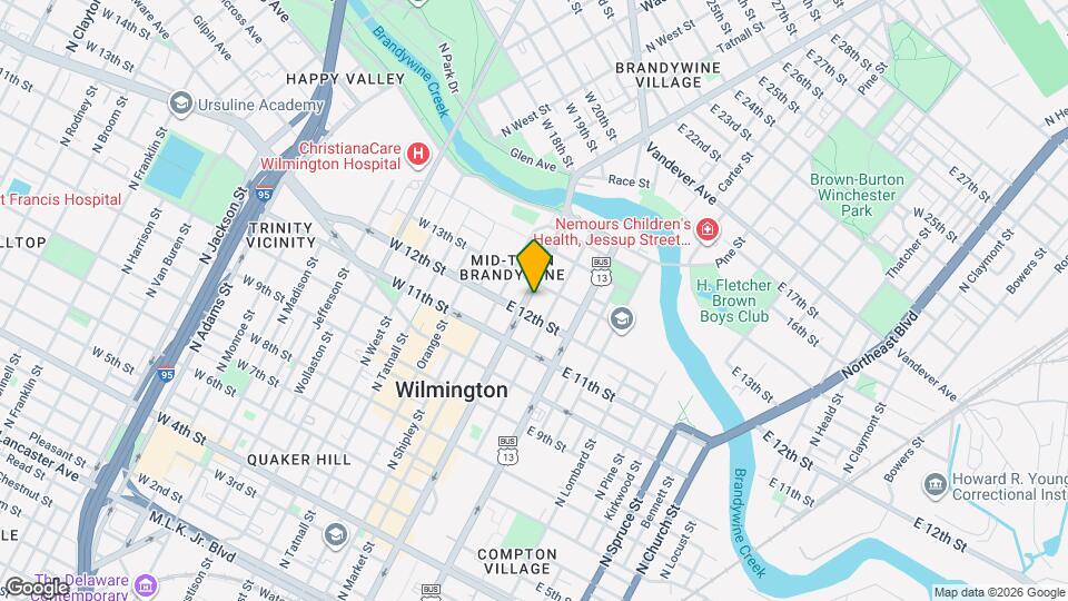 1214 N King St Map and Location Details