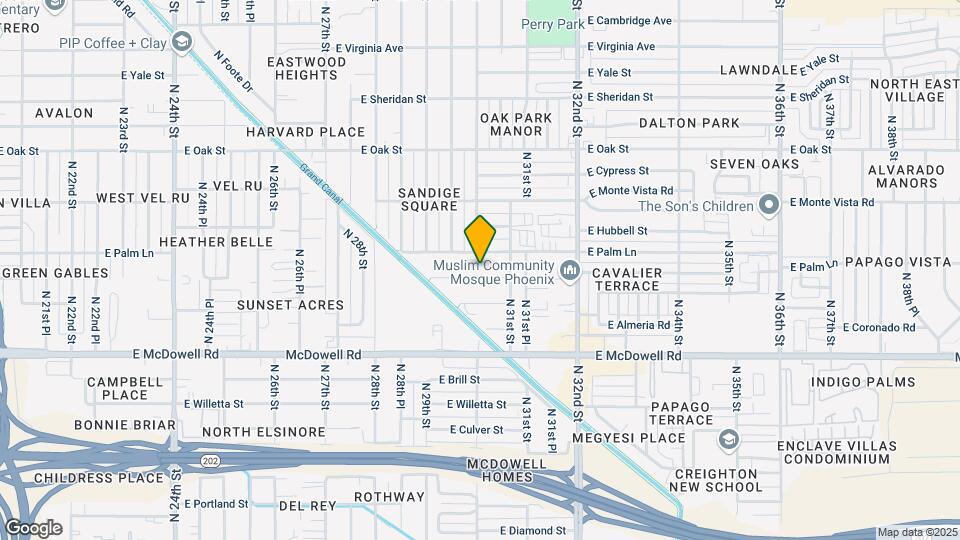 3006 E Granada Rd Map and Location Details
