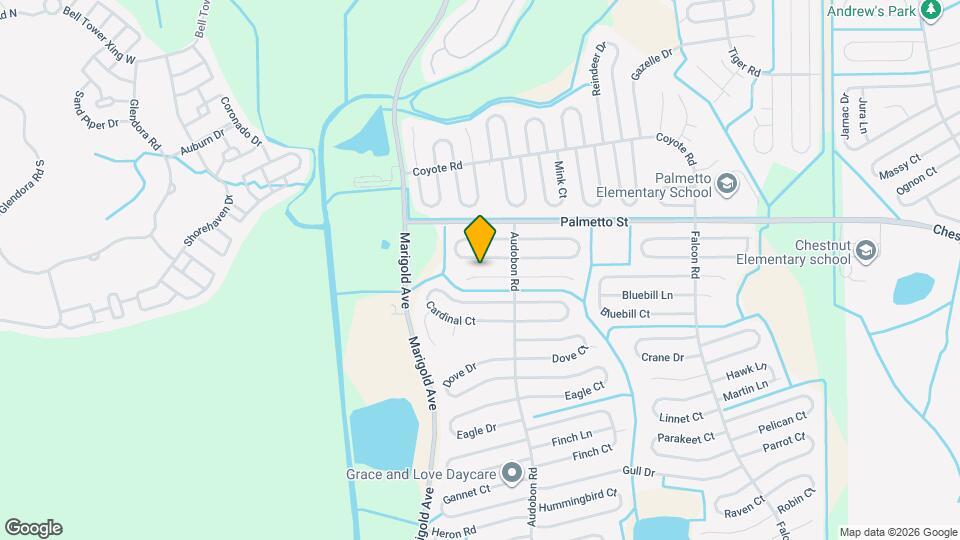 411 Blackbird Way Map and Location Details