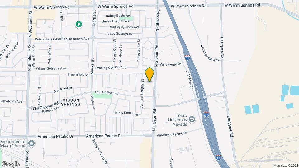 1002 Tidal Foam Ct Map and Location Details