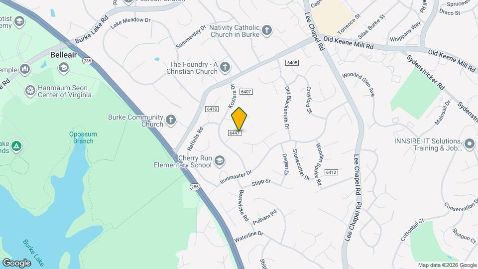 9707 Glenway Ct Map and Location Details