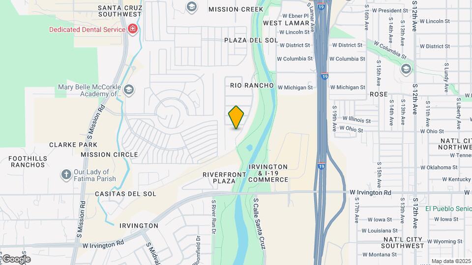 4660 S Valley Rd Map and Location Details