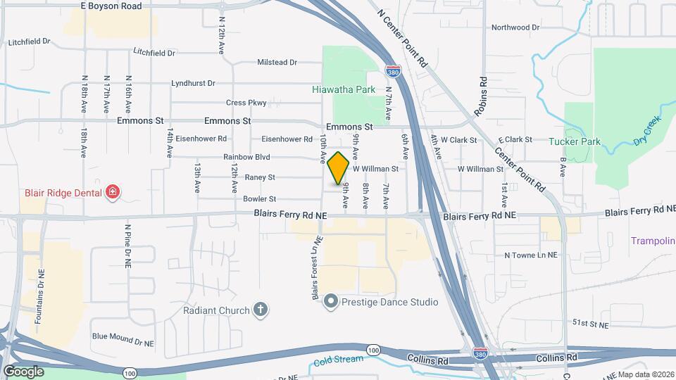 900 1/2 Heefner St Map and Location Details