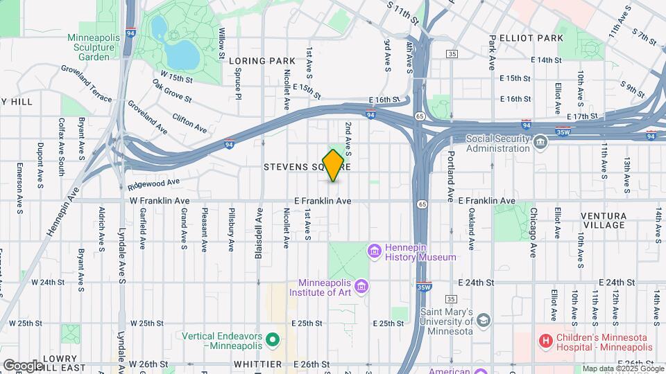 1917 Stevens Ave S Map and Location Details