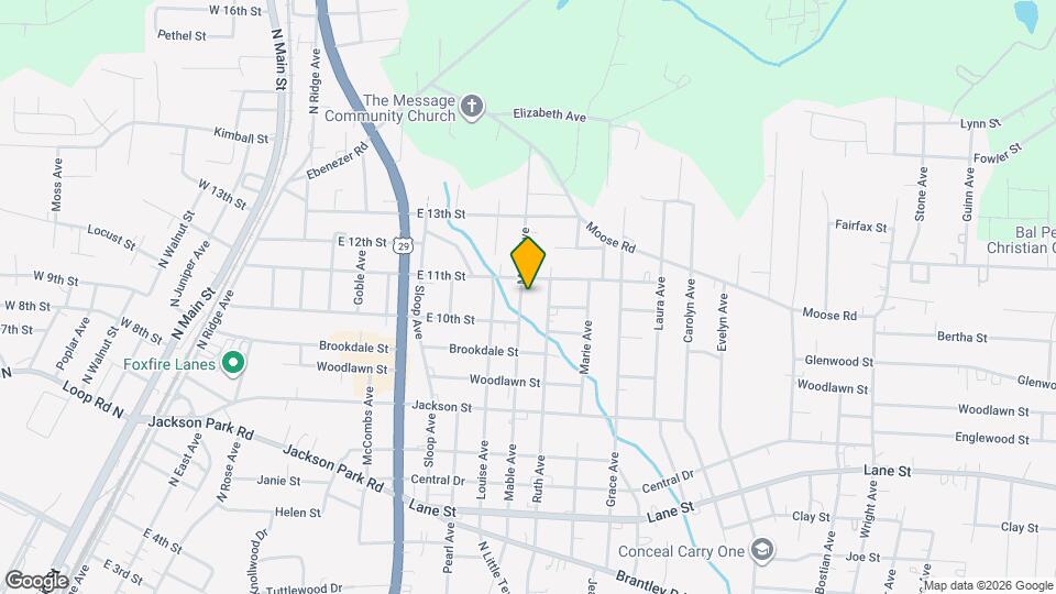 1008 Mable Ave Mapa y Detalles de la Ubicación