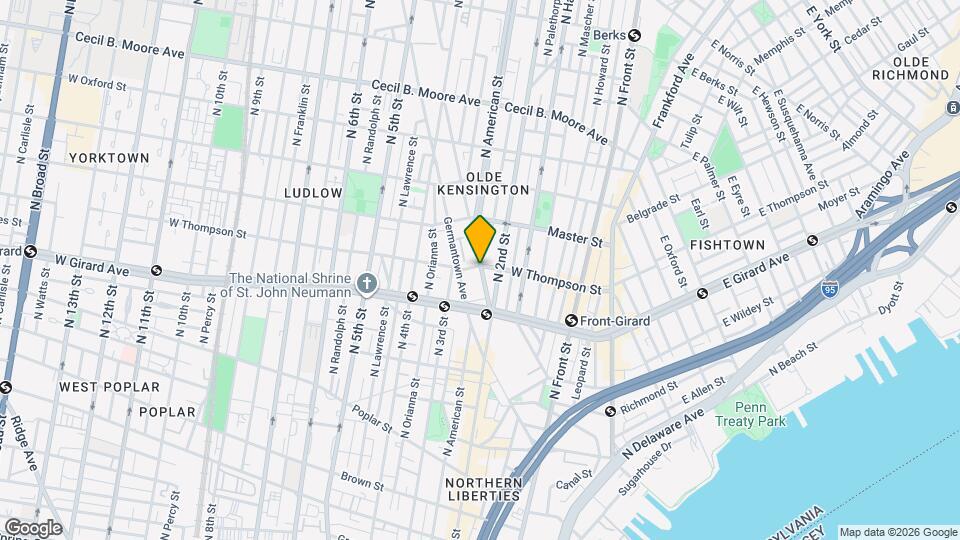 227 W Thompson St, Unit Unit D Map and Location Details