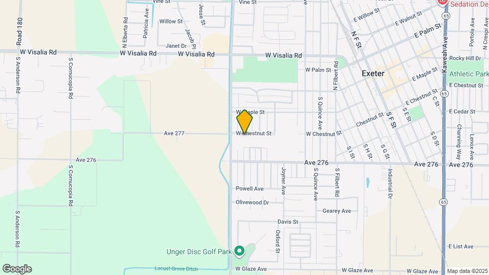 1110 W Chestnut St Map and Location Details