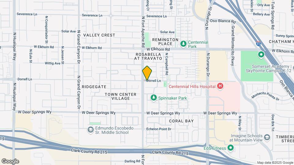 9161 Dorrell Ln Map and Location Details