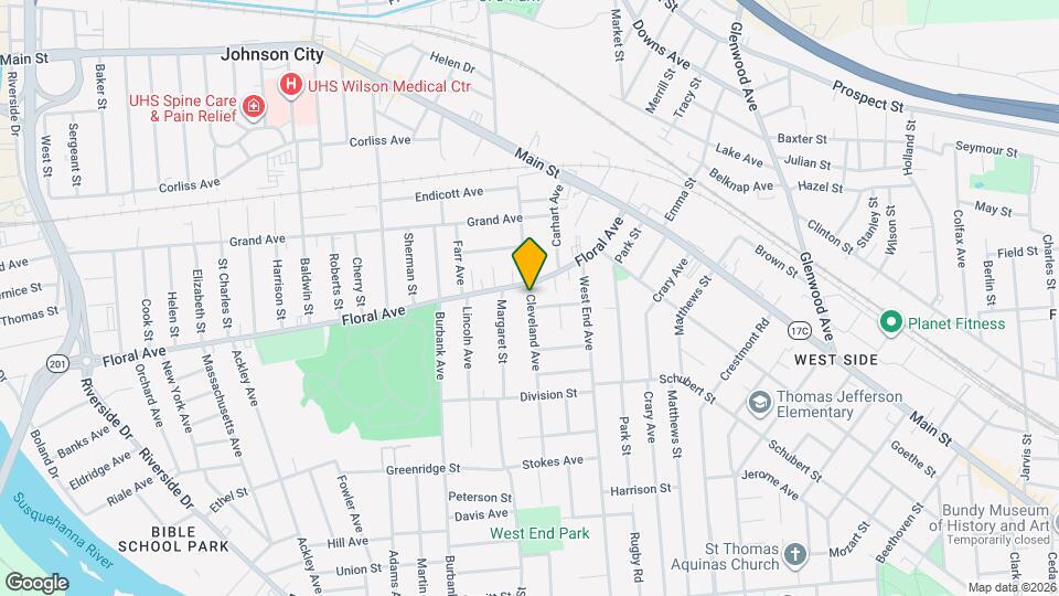 59 Cleveland Ave, Unit 1st floor Map and Location Details