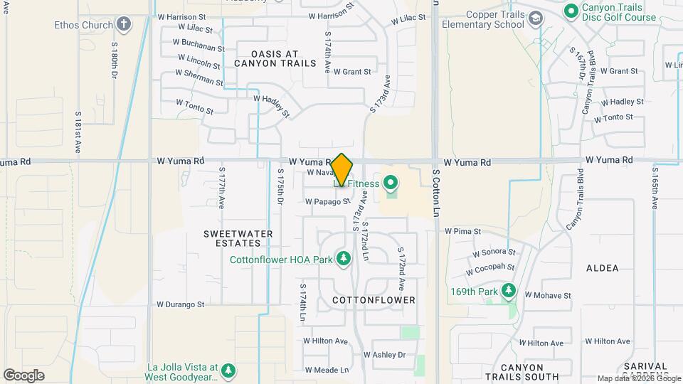 1341 S 173rd Ln Map and Location Details