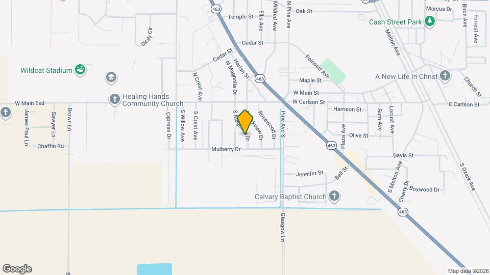 212 S Magnolia Dr Map and Location Details