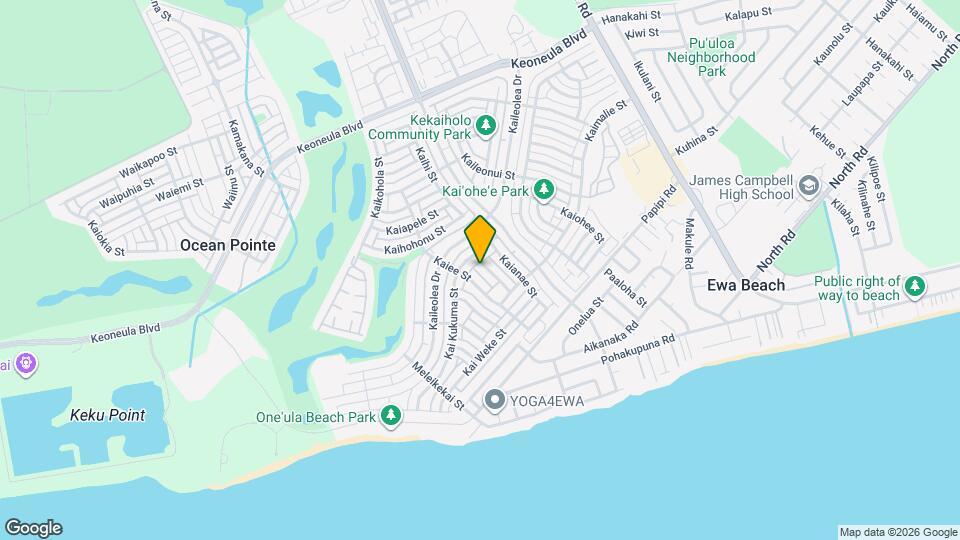 91-1010-1010 Kaiwana St Map and Location Details