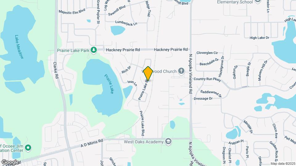 1613 Prairie Lake Blvd Map and Location Details